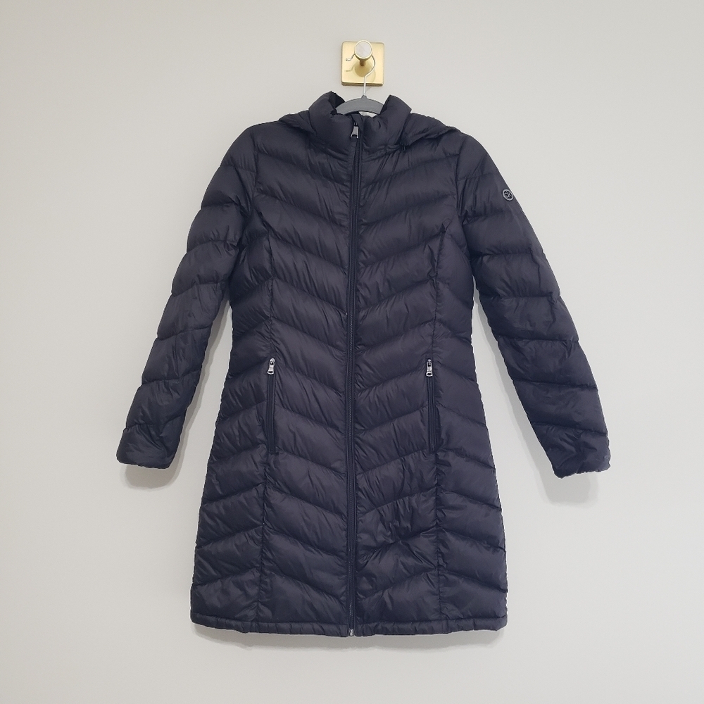 Calvin Klein Down Lightweight Packable Jacket Women Small Black Quilted Coat